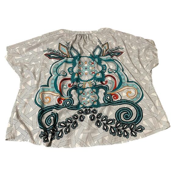 Style & Co Woman Blouse Plus Size 3X Pullover Boho Lightweight Top - Picture 2 of 10